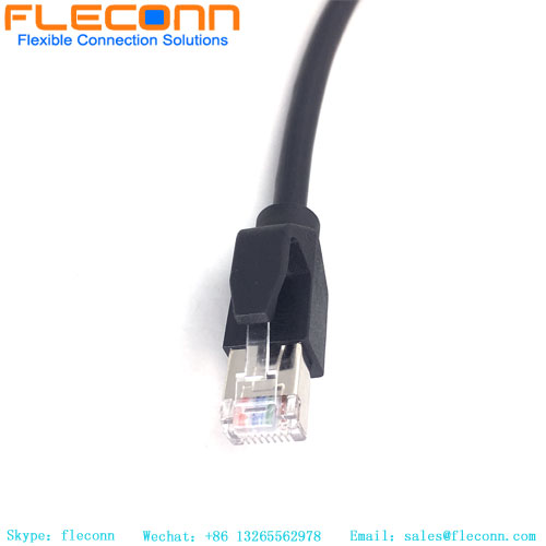 M12 8 Pin X Coded Female To Rj45 Ethernet Cable