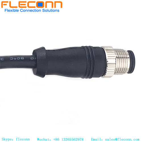 M12 A Coded 8 Pin Male Cable