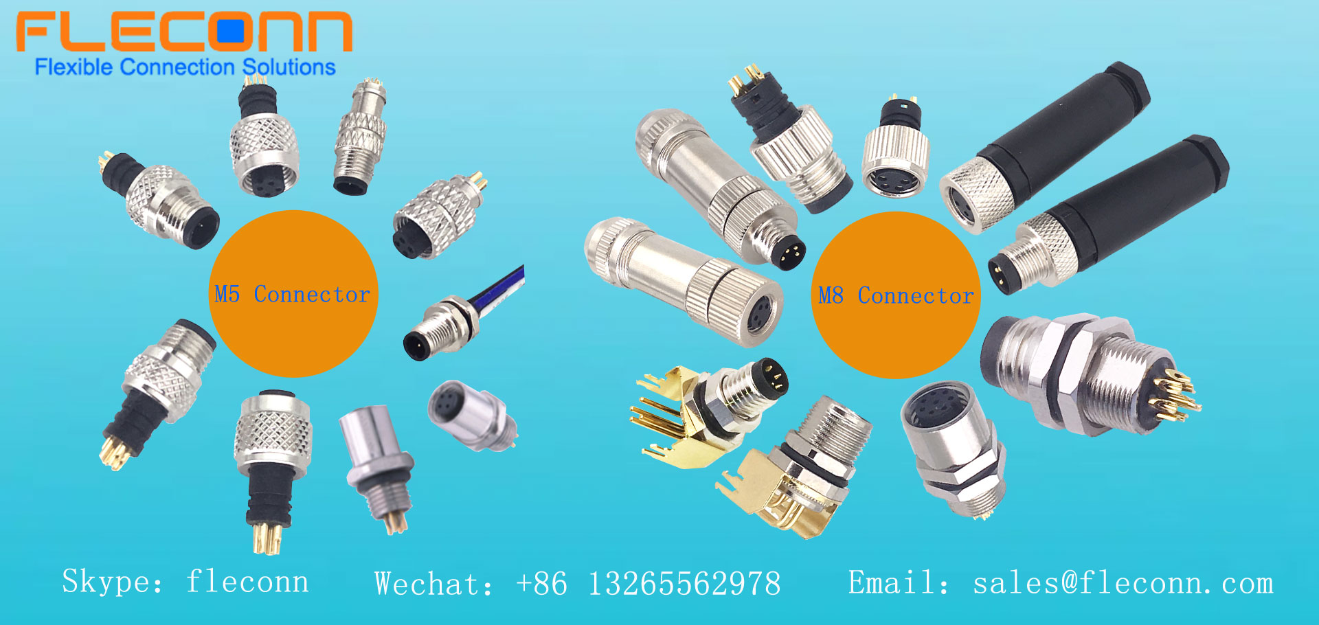 M5 M8 Circular Connectors