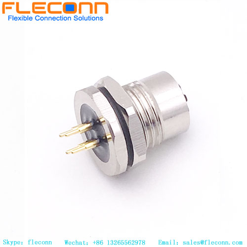 M12-D Female Panel Mount Connector M12-D Female Panel Mount Connector