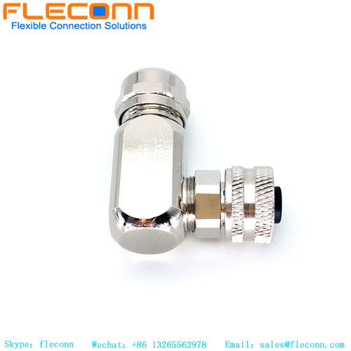 M12 Metal Assembled Right Angle Connector M12 Metal Assembled Right Angle Connector