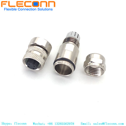 M12 Metal Shield Socket M12 Metal Shield Socket