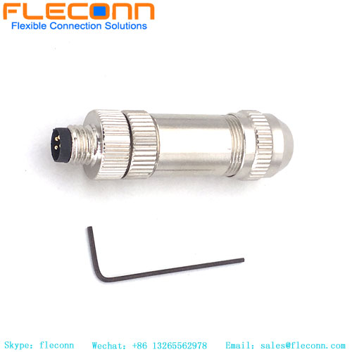 M8 4 Pin Field Wireable Connector M8 4 Pin Field Wireable Connector