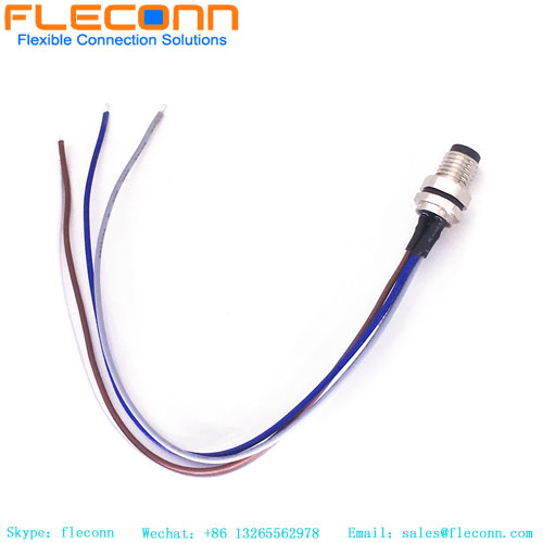 Custom M8 3 4 5 6 8 Pin Panel Mount Cable Connector Custom M8 3 4 5 6 8 Pin Panel Mount Cable Connector
