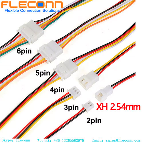 Jst Xh Series Xhp-4 2.5mm Pitch 2 3 4 5 6 7 8 Pin Connector Wire Harness