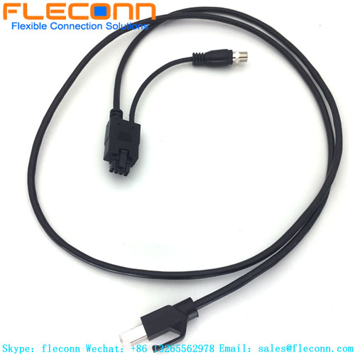 Molex 3.5mm pitch 8pin Female wire harness cable to RJ45