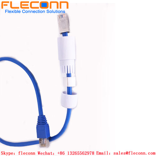 Ip66 Ip67 Male To Female Outdoor Waterproof Rj45 Ethernet Extension Cable