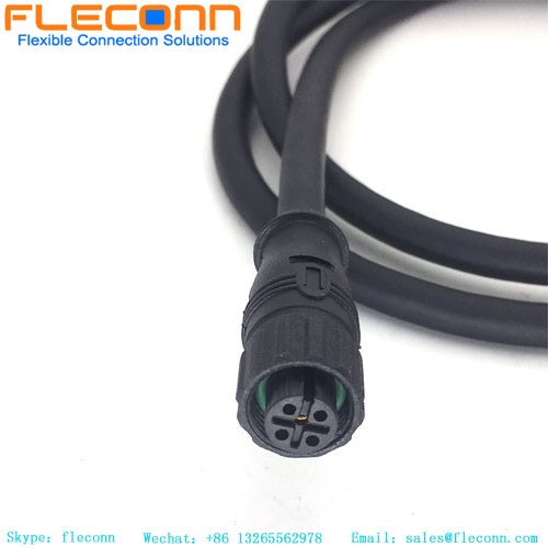 M12 5 Pole Plastic Nut Connector Cable