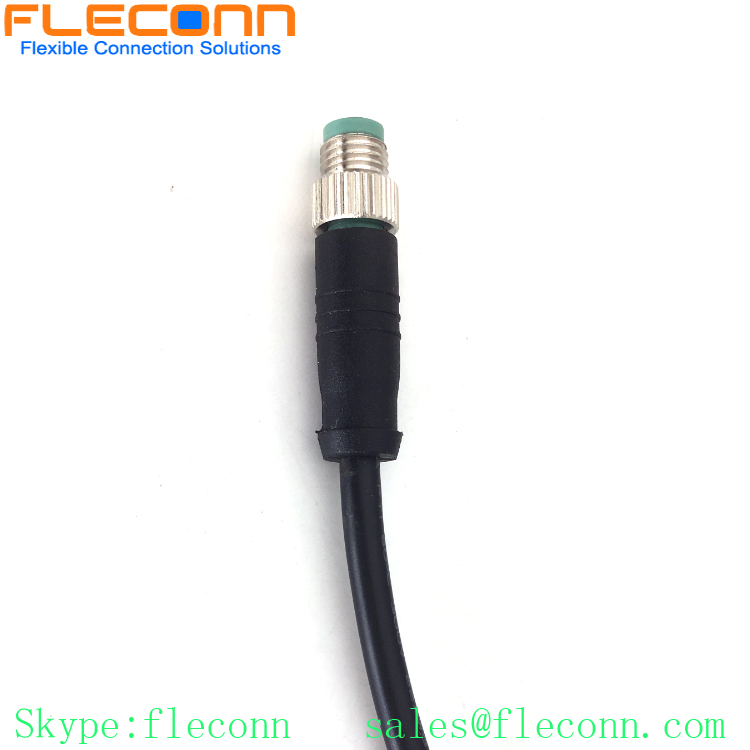 M8 4-Position Male Cable, Automation Sensor Cable