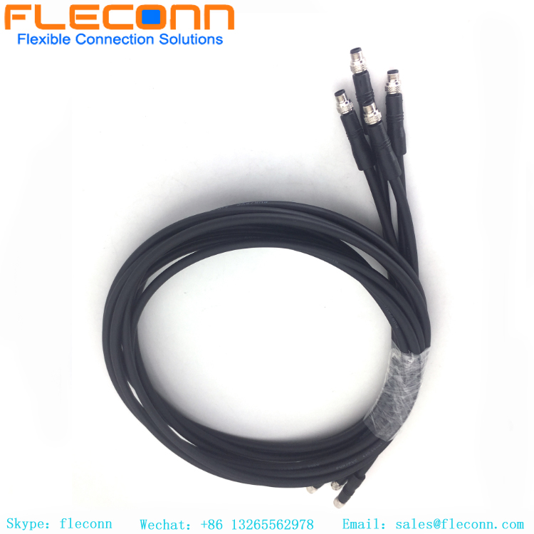 M5 2P 3P 4P Male to Female Cable, 1M 2M 3M PUR Sensor Cable M5 2P 3P 4P Male to Female Cable, 1M 2M 3M PUR Sensor Cable