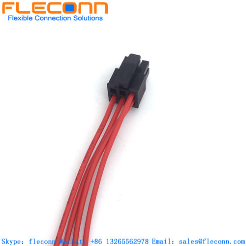 3.0mm Pitch TE 794617-6 6 Pin Connector Wiring Harness