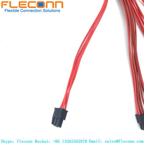 TE 3.0mm Pitch 4 Pin Connector Wire Harness Cable 794617-4