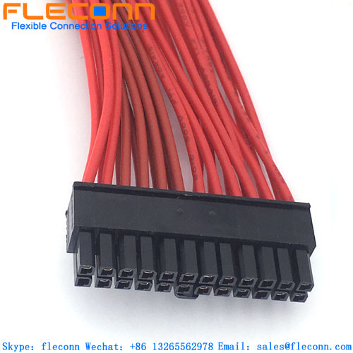 Micro MATE-N-LOK 2-794617-4 TE Connector Wire Harness 24 Pin