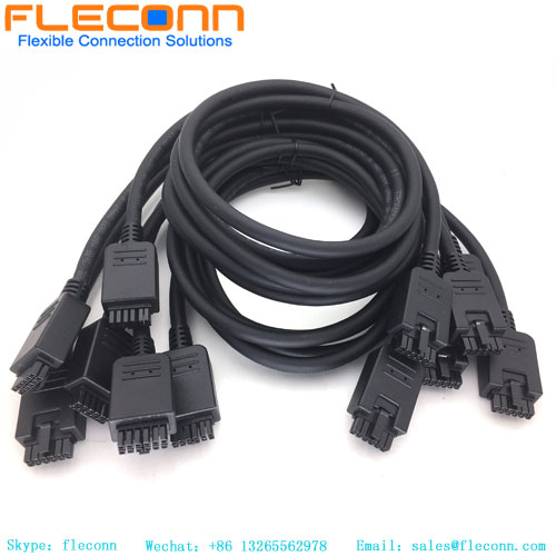 Molex Micro Fit 3.0 Cable 12 Position Overmolded Wire Harness