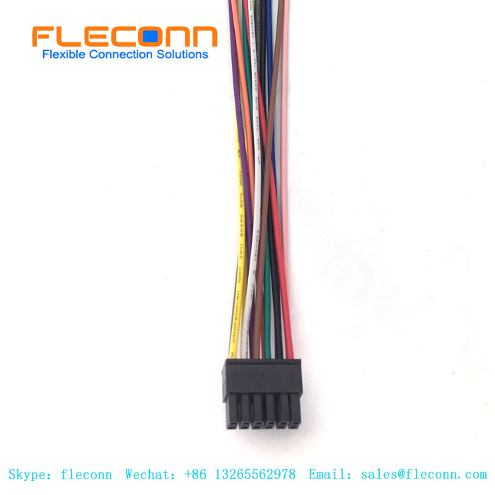 Micro Fit 3.0 Molex 43025 12Pin 3.0 Pitch Female Cable Wire Harness
