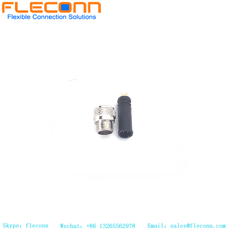M5 2 Pin Male Cable Connector M5 2 Pin Male Cable Connector