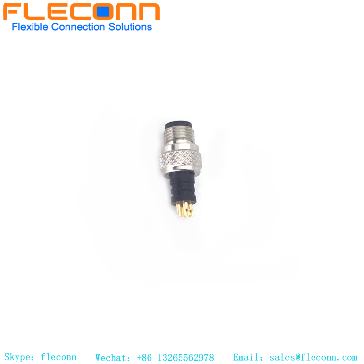 M5 4Pin Male Cable Connector M5 4Pin Male Cable Connector