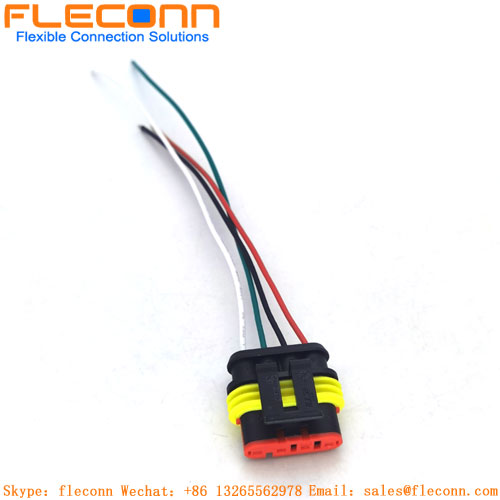 18awg Car Wire Harness Female Waterproof Electrical Connector Plug Socket Kit With Wire 1.5mm Series Termin 18awg Car Wire Harness Female Waterproof Electrical Connector Plug Socket Kit With Wire 1.5mm Series Termin