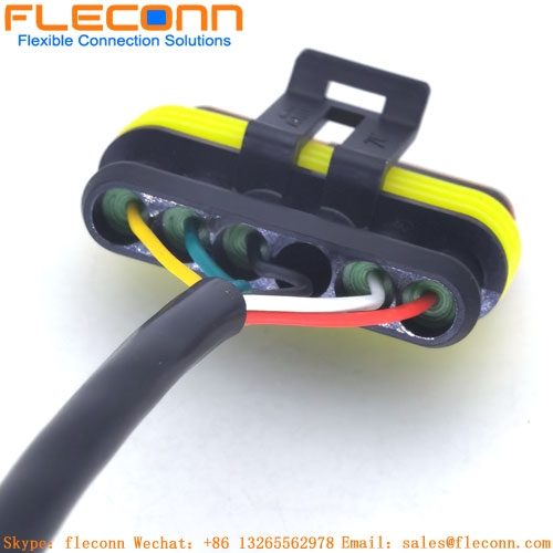 282403-1 TE Amp Super Seal 1.5 Series Waterproof Female Cable 6Pin Auto Connector