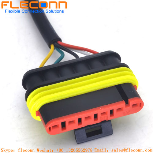Amp 1.5 Series 6p Te Customization Waterproof Auto Wire Harness Connector Amp 1.5 Series 6p Te Customization Waterproof Auto Wire Harness Connector