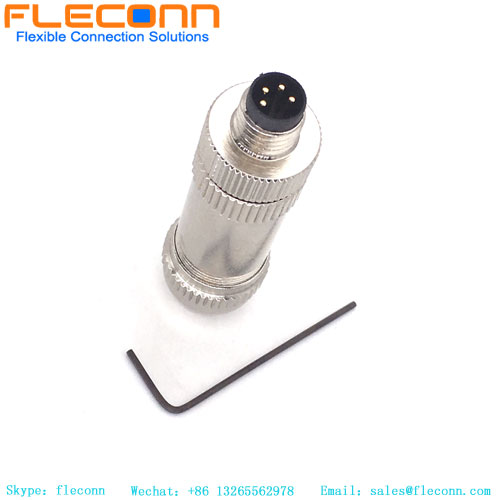 M8 Male Connector 4 Pin