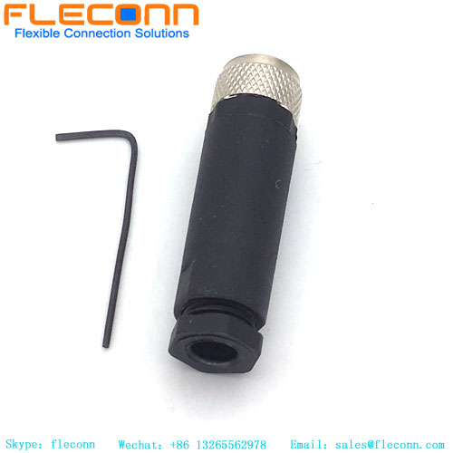 M8 3 Position Connector, Male And Female Available