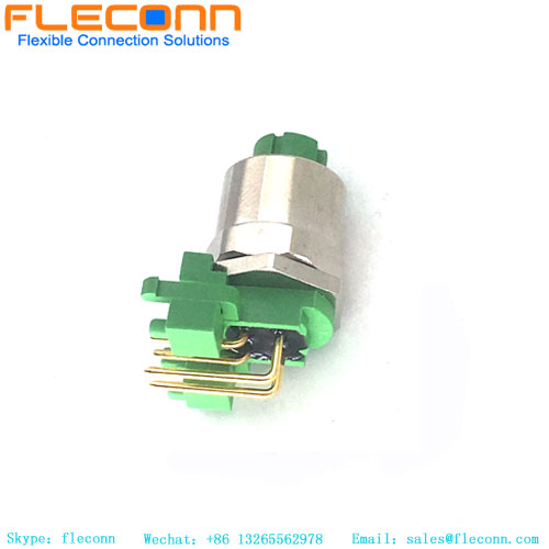 M12 Right Angle Panel Mount Connector