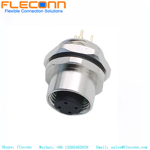 M12 Panel Mount Connector