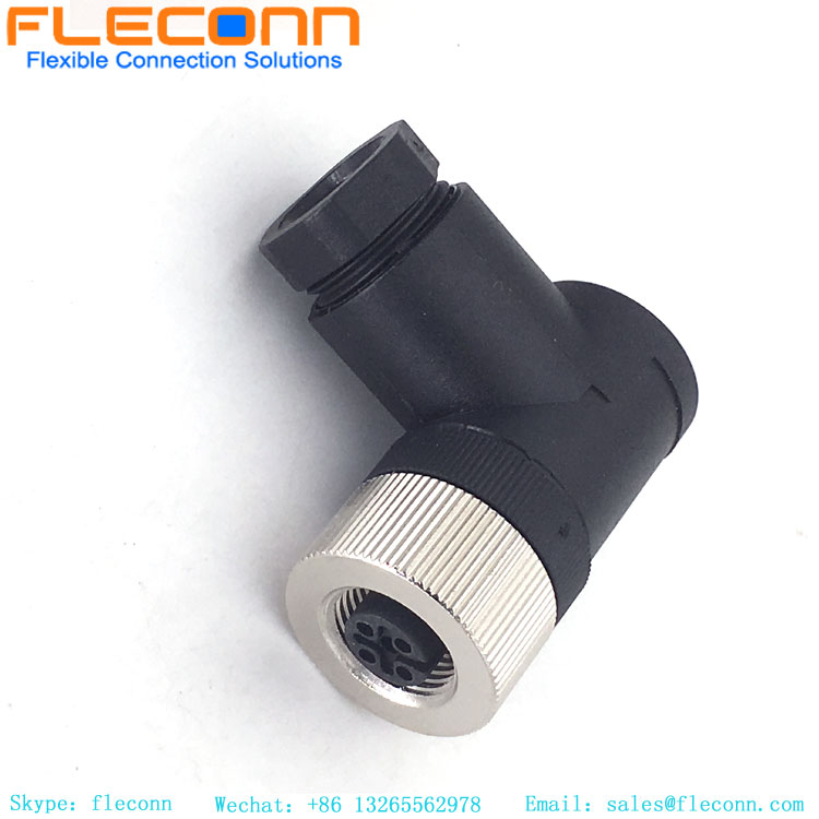 90 Degree M12 Connector A-Coded 90 Degree M12 Connector A-Coded