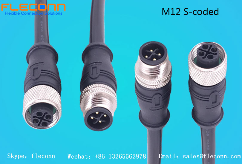 Cable M12 con codificación S