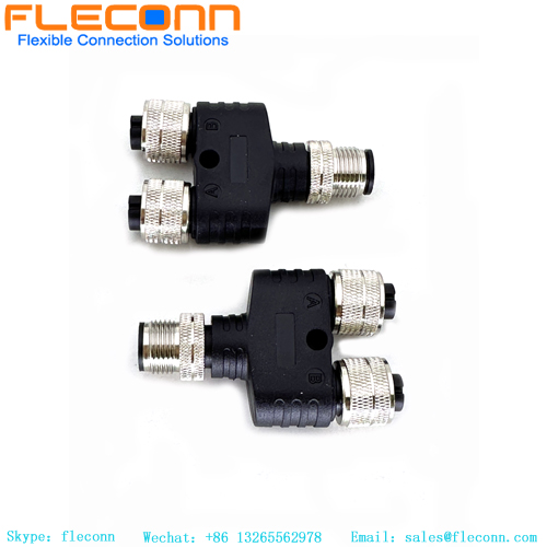 M12 Y Type Splitter Waterproof Distributors