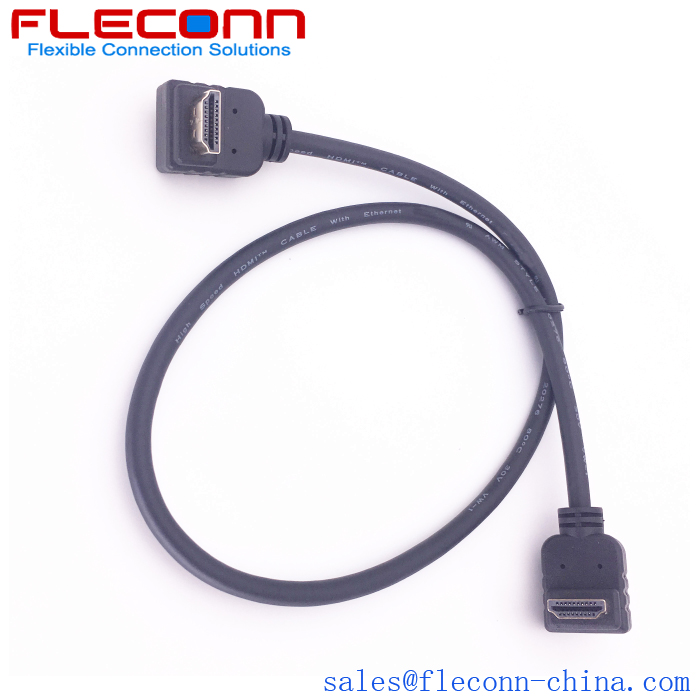 高速 HDMI 下角公头到下角公头电缆 高速 HDMI 下角公头到下角公头电缆