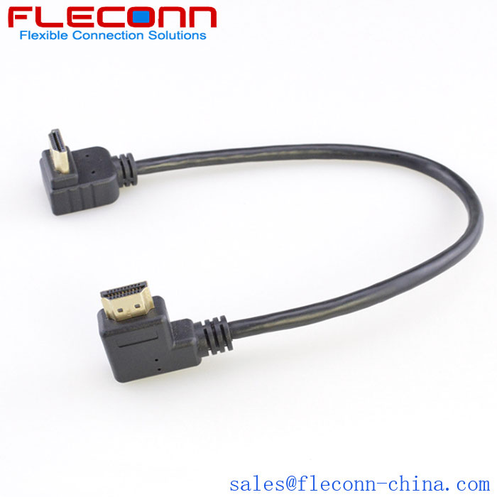 90° Right Angle to 90° Side Bend 4K Computer TV HD Data Transmission Line 90° Right Angle to 90° Side Bend 4K Computer TV HD Data Transmission Line