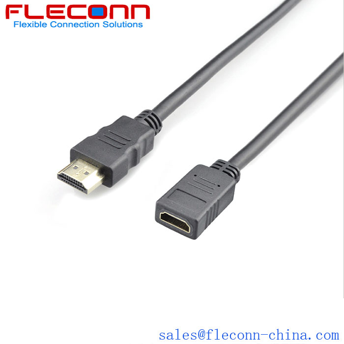 HDMI Male To Female Ear Extension Cable