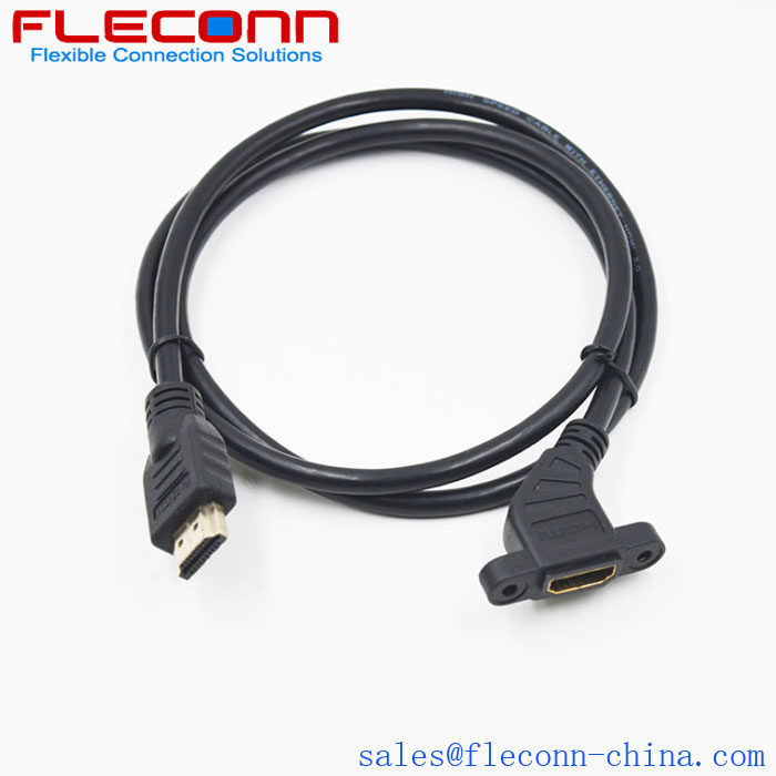 HDMI male to HDMI female with elbow side HDMI male to HDMI female with elbow side