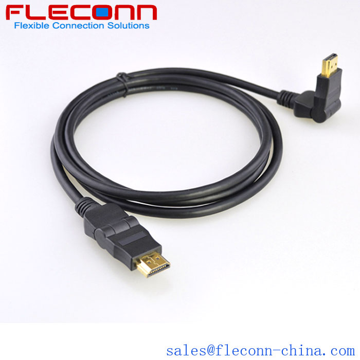 HDMI Cable Version 1.4 3D Rotatable 180 Degree Elbow HD Cable HDMI Cable Version 1.4 3D Rotatable 180 Degree Elbow HD Cable