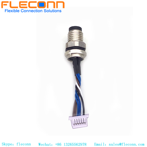 M8 6Pin A Code Male Front Panel Wrie Harness M8 6Pin A Code Male Front Panel Wrie Harness