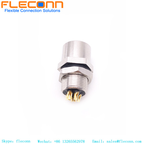 M8 5 Pos Female Rear Fastened Connector M8 5 Pos Female Rear Fastened Connector