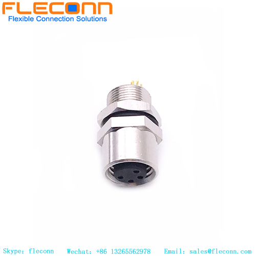 M8 4 Pin Panel Mount Connetor M8 4 Pin Panel Mount Connetor