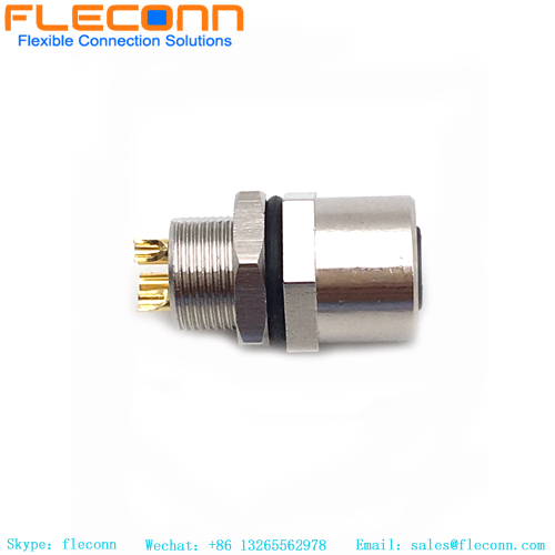 M8 4 Pin A-coded Front Fastened Connector M8 4 Pin A-coded Front Fastened Connector