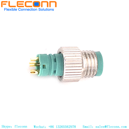 M8 3 Pin Molding Type Connector, Solder Terminal M8 3 Pin Molding Type Connector, Solder Terminal
