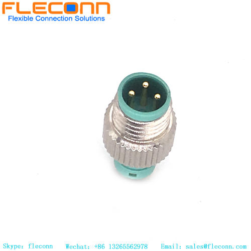 M8 3 Pin Male Overmolded Connector M8 3 Pin Male Overmolded Connector