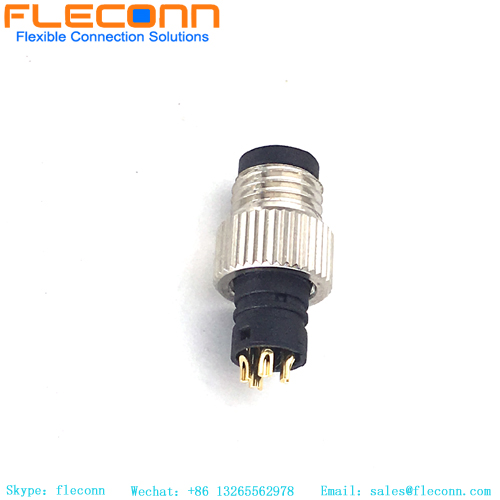 M8 4 Pin Male Overmolded Socket M8 4 Pin Male Overmolded Socket