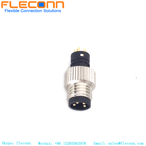 M8 4 Pin Male Solder Connector M8 4 Pin Male Solder Connector