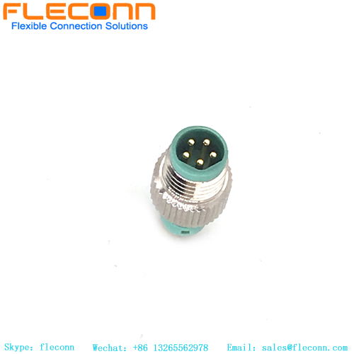 M8 5 Pin Male Solder Socket