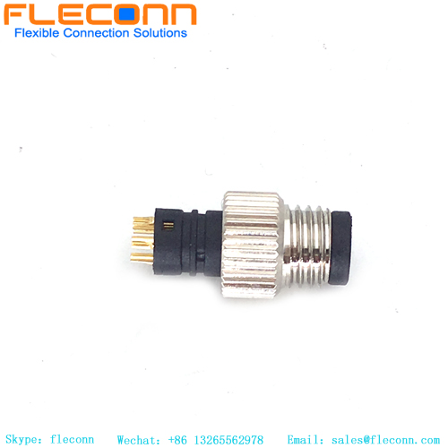 M8 4 Pin Molded Cable Connector