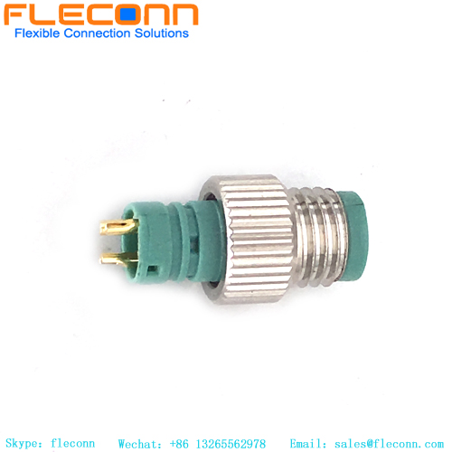 M8 3 Pin Male Molded Cable Connector