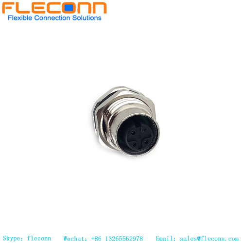 M12 3 Pole Front Fastened Connector M12 3 Pole Front Fastened Connector