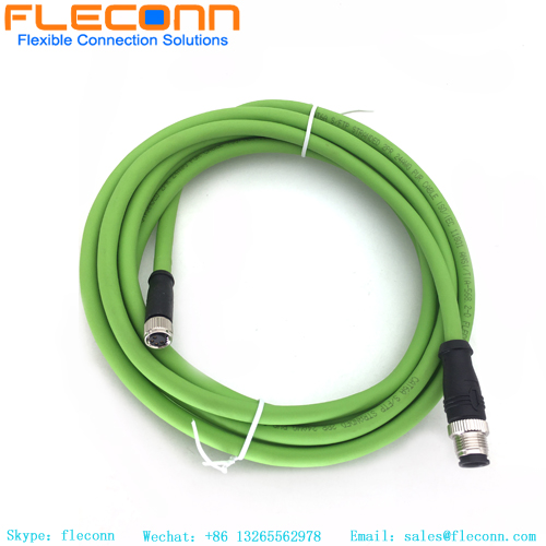 M12 5 Pin Male To M8 4 Pin Female Connector Cable M12 5 Pin Male To M8 4 Pin Female Connector Cable