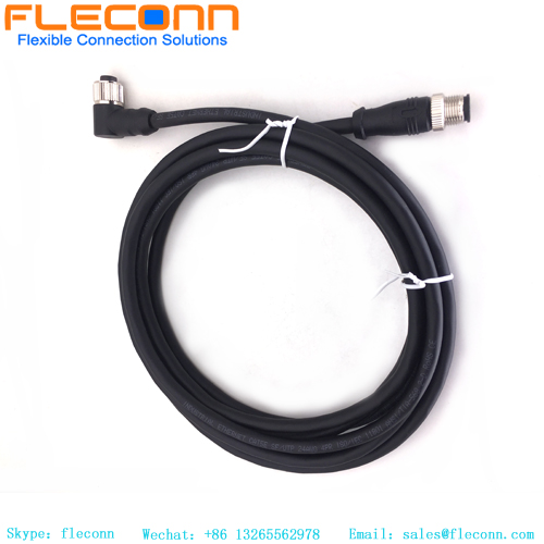 M12 5 Pole Straight Male Connector Cable M12 5 Pole Straight Male Connector Cable